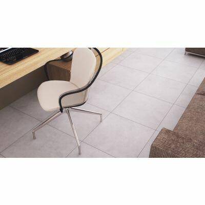 Porcelanato Polido York 87,7x87,7 Retificado Soft Gray Portinari