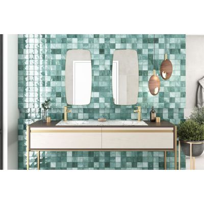 Revestimento Parede Noronha Mesh Jade Bold Brilhante 7,5x7,5 Eliane