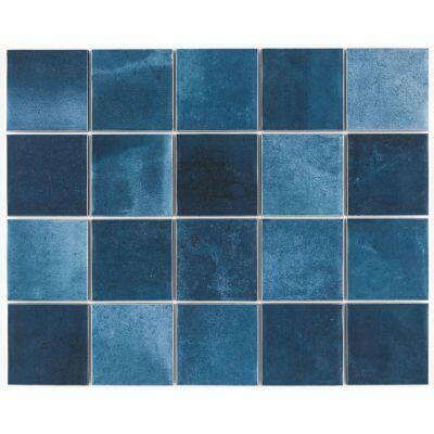 Revestimento Parede Noronha Mesh Mar Bold Brilhante 7,5x7,5 Eliane