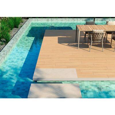 Piso Cerâmico Java Mesh 7,5x7,5 Brilhante Bold Lago Eliane