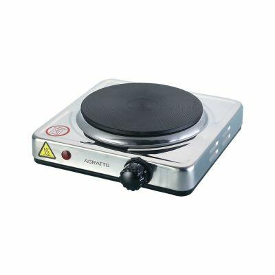 Fogão Portátil 1 Prato 1 Boca Inox Agratto