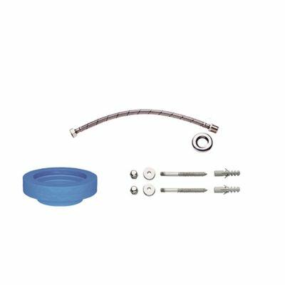 Kit Vaso Sanitário com Caixa Acoplada Acionamento Duplo 3/6L Madrid Branco Addra