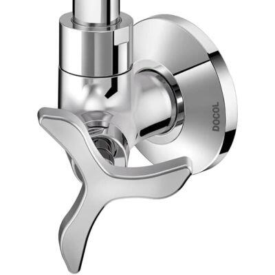 Torneira para Cozinha de Parede Bica Alta 1/2" Nova Pertutti Cromado Docol