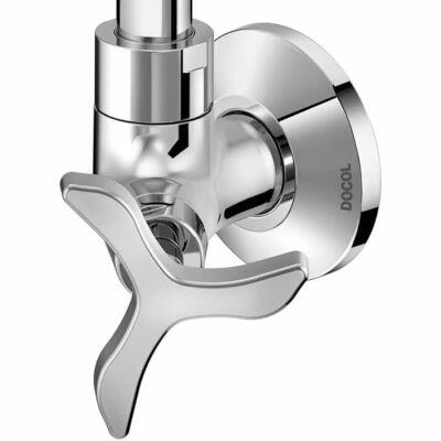 Torneira para Cozinha de Parede Bica Alta 1/2" Nova Pertutti Cromado Docol