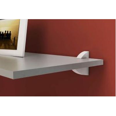 Prateleira Casa&Ideia Practice com Suporte 80x20cm Branca