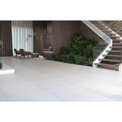 Porcelanato Urban Off White Hd Retificado Acetinado 84x84 Classe C Elizabeth