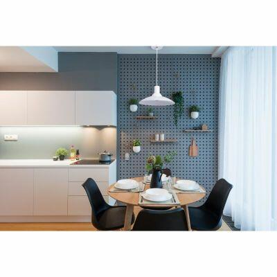 Pendente 1 Lâmpada Ice Branco E27 Branco Startec