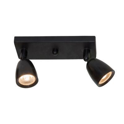 Trilho 2 Lâmpadas LED 8W Direct Linear 3000K Preto Luz Amarela Taschibra Trilho 2 Lâmpadas LED 8W Direct Linear 3000K Preto Luz Amarela Taschibra