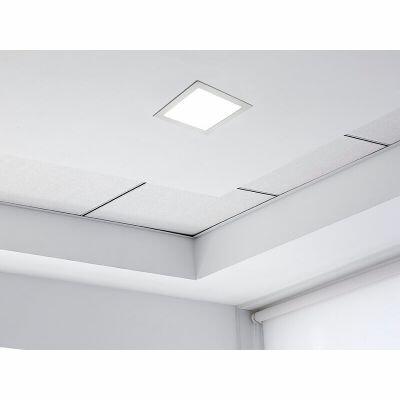 Painel LED Embutir Lux Quadrado Autovolt Luz Branca 24W 6500K 29,2cm Taschibra