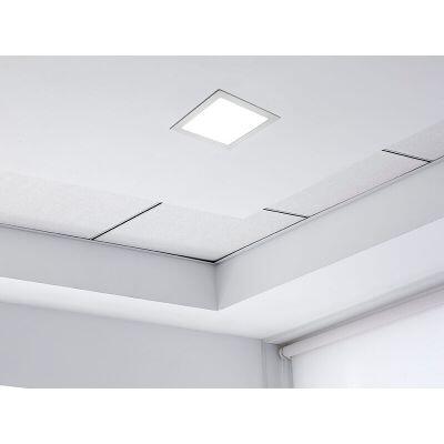 Painel LED Embutir Lux 24W 4000K 29,2cm Quadrado Autovolt Luz Neutra Taschibra