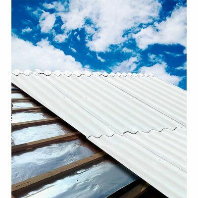 Telha Fibrocimento 1,10x2,44m 6mm Cinza Brasilit