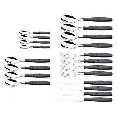 Faqueiro Brinox Itaparica Preto 20 Peças
