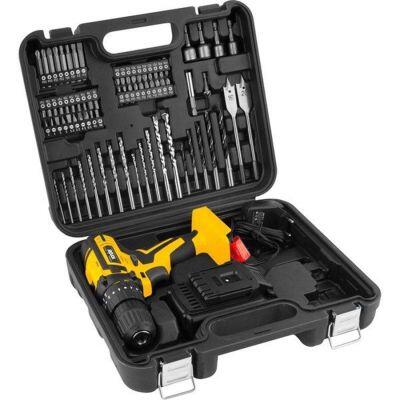 Furadeira Parafusadeira Bateria 12V PFV 074 Bivolt com Maleta Vonder