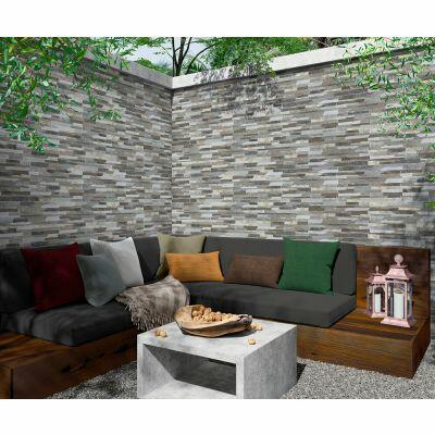 Revestimento Parede Oassis Filito Bold Acetinado 31x54 Pedra Savane