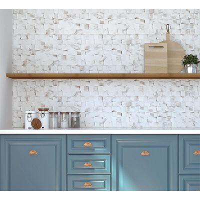 Revestimento de Parede Prisma Carrara Bold Acetinado Classe A 31x54cm Savane