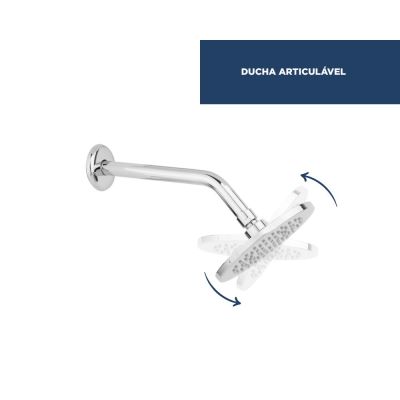 Chuveiro Fonte Cromado 1/2" Addra