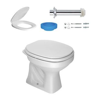 Kit Vaso Sanitário Convencional Aspen Branco Gelo Deca