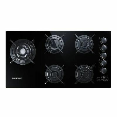 Cooktop a Gás BDT85AEUNA 5 Bocas Preto Brastemp