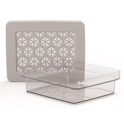 Caixa Baixa c/ Tampa Hana Gelo M 3L 20x31,5x6,2cm