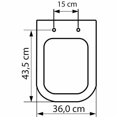 Assento Sanitário Polipropileno Quadra/Gap/Debba com Queda Amortecida Branco Tupan