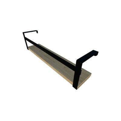 Prateleira Dicarlo Estilo Box 45cm Preta