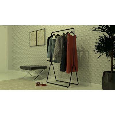 Arara Linha Estilo 137,6x79,1 Preta Dicarlo Arara Linha Estilo 137,6x79,1 Preta Dicarlo
