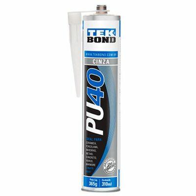 Adesivo Linha PU40 310ml Cor Cinza Tekbond