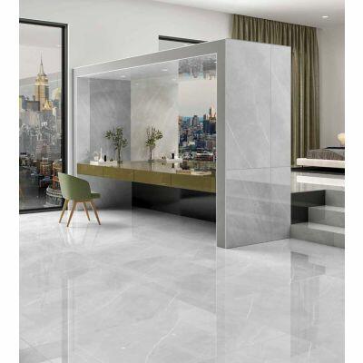 Porcelanato Armani Grey Retificado Polido 80x160 Málaga