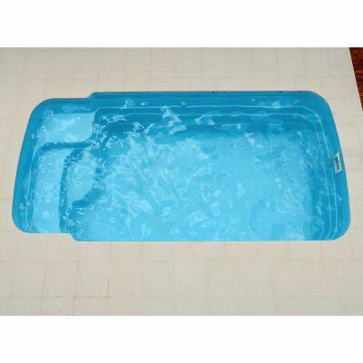 Piscina de Fibra Retangular Fapac Maresias 11000L 5x2,60m Azul