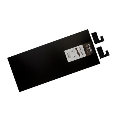 Prateleira Lineare com Suporte 25x60cm Preta Prat-K