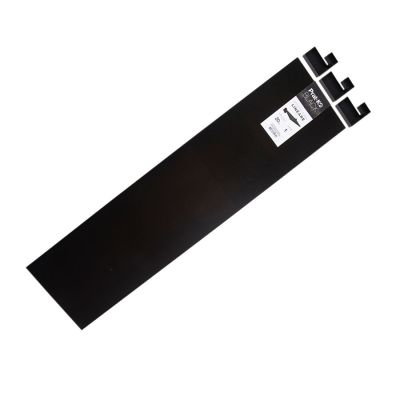 Prateleira Lineare com Suporte 25x100cm Preta Prat-K