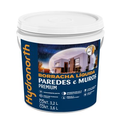 Tinta Paredes e Muros 3,6L Concretoanco Acetinado Hydronorth