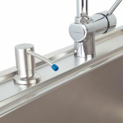 Cuba para Cozinha de Sobrepor com Válvula e Dosador Inox 62x23cm Addra Cuba para Cozinha de Sobrepor com Válvula e Dosador Inox 62x23cm Addra