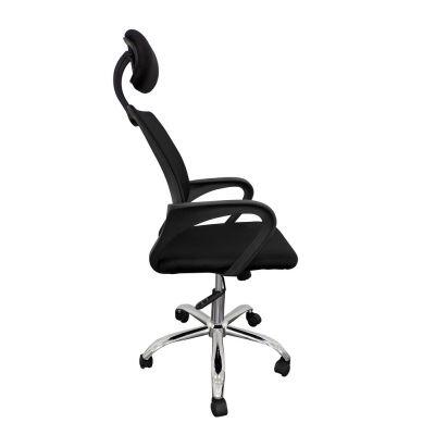 Cadeira Mesh Comfort com Rodizios Preto Diagonal Cadeira Mesh Comfort com Rodizios Preto Diagonal