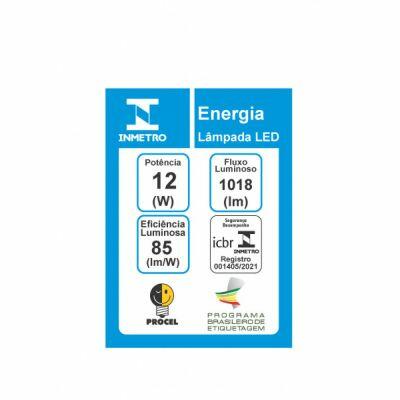 Lâmpada LED TKL 80 6500K 12W Luz Branca Taschibra