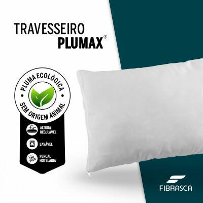 Travesseiro Plumax Percal 50x70cm Fibrasca Travesseiro Plumax Percal 50x70cm Fibrasca