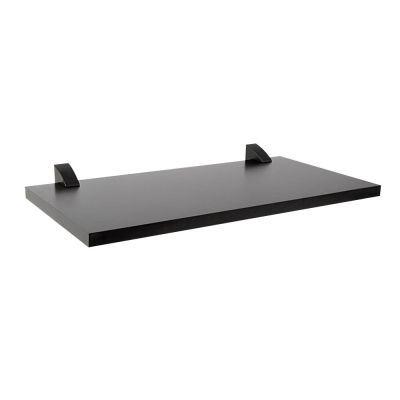 Prateleira Practice com Suporte 20x60cm Preta Casa&Ideia