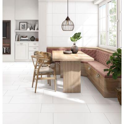 Piso Cerâmico Branco Mate PlusBranco Acetinado Retificado 37,4x74,4 Ilhabella