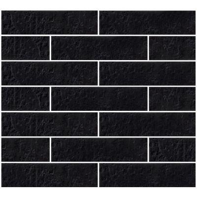 Piso Cerâmico Sevilha 6,5x25,6 Esmaltado Bold Preto Pierini