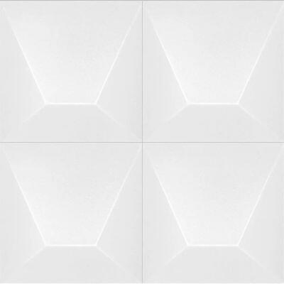 Revestimento Parede Block White Retificado Acetinado 15,4x15,4 Roca