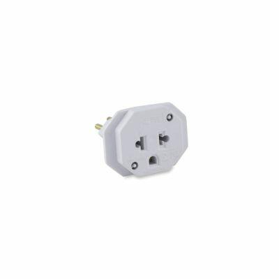 Adaptador 1 Módulo 2P+T 10A Branco Force Line
