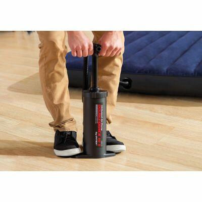 Bomba de Ar Manual Double Quick Preto Intex