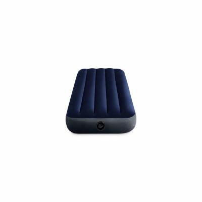 Colchão Inflável Solteiro Intex Azul Colchão Inflável Solteiro Intex Azul