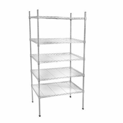 Estante Supreme 75x35x150cm Cromado Casa&Ideia Estante Supreme 75x35x150cm Cromado Casa&Ideia
