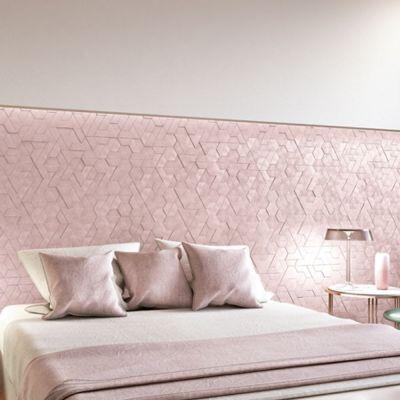 Pastilha Malla Luxe Quartz Retificado Metalizado 23,1x18,7 Roca
