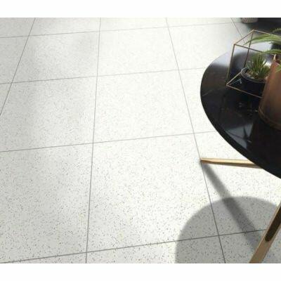 Piso Cerâmico Diamante Branco Bold Brilhante 50x50 Ilhabella