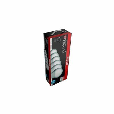 Kit Lâmpada LED Pera 9W E27 6500K 6 peças Luz Branca Avant