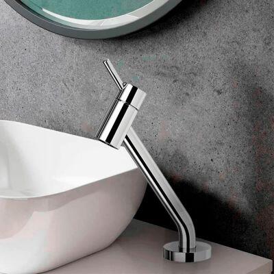 Torneira para Banheiro de Mesa Bica Média 1/2" Nova Lóggica Cromado Docol
