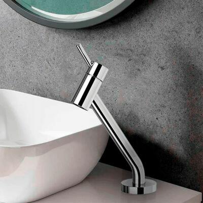 Torneira para Banheiro de Mesa Bica Média 1/2" Nova Lóggica Cromado Docol