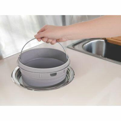 Lixeira de Embutir Clean Round Aço Inox 5L Tramontina